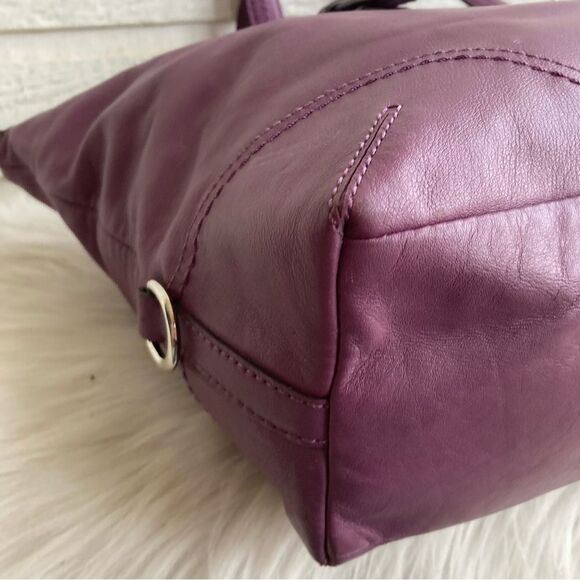 COACH Purple Ashley Carryall Tote Shoulder Bag Madison Gallery Laptop Work 17220 - Picture 8 of 11